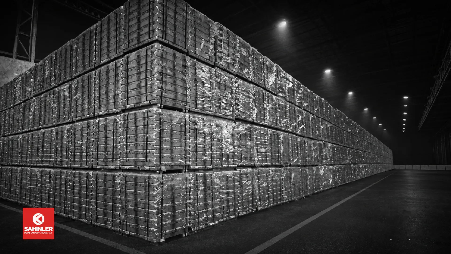 Şahinler Metal alüminyum külçe istifi